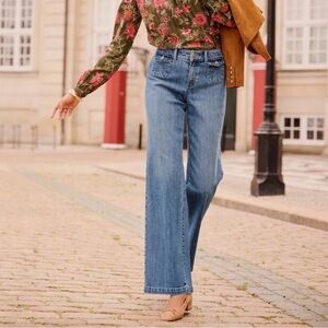 Talbots Classic Jean Trouser in Priscilla Wash. Women’s 2 (actual 29X29.5)